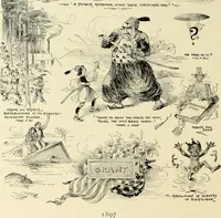 An illustration from Attwood's pictures : an artists's history of the last ten years of the nineteenth century (1900)