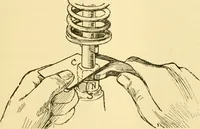 An illustration from Audels answers on automobiles, for owners, operators, repairmen ... including chapters on the storage battery, electric vehicles, motor cycles, overhauling the car, etc. Fully illustrated and indexed (1911)