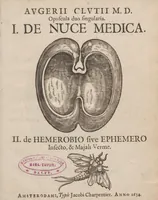 Picture 2 of 6 from Augerii Clutii M.D. Opuscula duo singularia. I. De nuce medica. II. De hemerobio sive ephemero insecto, & majali verme (1634), leaf 9