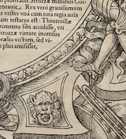Picture 115 of 262 from Augustissimorum imperatorum, serenissimorum regum, atque archiducum, illustrissimorum principum, necnon comitum, baronum, nobilium, aliorumq[ue] clarissimorum virorum, qui aut ipsi cum imperio bellorum duces fuerunt, aut in iisdem præfecturis insignioribus laudabiliter functi sunt, verissimæ imagines, & rerum ab ipsis domi, forisq[ue] gestarum succinctæ descriptiones. Quorum arma, aut integra, aut horum partes, quibus induti, vsique aduersus hostem heroica facinora patrarunt, aut quorum auspiciis tàm prospera quàm aduersa fortuna res magnæ gestæ sunt, à serenissimo principe Ferdinando, archiduce Austriæ, duce Burgundiæ, comte Habspurgi & Tyrolis &c. ex omnibus ferè orbis terrarum prouinciis partim conquista, partim ab illorum hæredibus & successoribus transmissa, in celebri Ambrosianæ arcis armamentario, à sua serenitate non procul ciutate Oenipontana extructo, conspiciuntur (1601), leaf 107