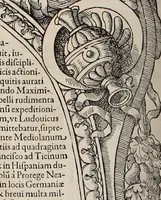 Picture 118 of 262 from Augustissimorum imperatorum, serenissimorum regum, atque archiducum, illustrissimorum principum, necnon comitum, baronum, nobilium, aliorumq[ue] clarissimorum virorum, qui aut ipsi cum imperio bellorum duces fuerunt, aut in iisdem præfecturis insignioribus laudabiliter functi sunt, verissimæ imagines, & rerum ab ipsis domi, forisq[ue] gestarum succinctæ descriptiones. Quorum arma, aut integra, aut horum partes, quibus induti, vsique aduersus hostem heroica facinora patrarunt, aut quorum auspiciis tàm prospera quàm aduersa fortuna res magnæ gestæ sunt, à serenissimo principe Ferdinando, archiduce Austriæ, duce Burgundiæ, comte Habspurgi & Tyrolis &c. ex omnibus ferè orbis terrarum prouinciis partim conquista, partim ab illorum hæredibus & successoribus transmissa, in celebri Ambrosianæ arcis armamentario, à sua serenitate non procul ciutate Oenipontana extructo, conspiciuntur (1601), leaf 111