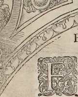 An illustration from Augustissimorum imperatorum, serenissimorum regum, atque archiducum, illustrissimorum principum, necnon comitum, baronum, nobilium, aliorumq[ue] clarissimorum virorum, qui aut ipsi cum imperio bellorum duces fuerunt, aut in iisdem præfecturis insignioribus laudabiliter functi sunt, verissimæ imagines, & rerum ab ipsis domi, forisq[ue] gestarum succinctæ descriptiones. Quorum arma, aut integra, aut horum partes, quibus induti, vsique aduersus hostem heroica facinora patrarunt, aut quorum auspiciis tàm prospera quàm aduersa fortuna res magnæ gestæ sunt, à serenissimo principe Ferdinando, archiduce Austriæ, duce Burgundiæ, comte Habspurgi & Tyrolis &c. ex omnibus ferè orbis terrarum prouinciis partim conquista, partim ab illorum hæredibus & successoribus transmissa, in celebri Ambrosianæ arcis armamentario, à sua serenitate non procul ciutate Oenipontana extructo, conspiciuntur (1601)