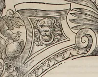 Picture 200 of 262 from Augustissimorum imperatorum, serenissimorum regum, atque archiducum, illustrissimorum principum, necnon comitum, baronum, nobilium, aliorumq[ue] clarissimorum virorum, qui aut ipsi cum imperio bellorum duces fuerunt, aut in iisdem præfecturis insignioribus laudabiliter functi sunt, verissimæ imagines, & rerum ab ipsis domi, forisq[ue] gestarum succinctæ descriptiones. Quorum arma, aut integra, aut horum partes, quibus induti, vsique aduersus hostem heroica facinora patrarunt, aut quorum auspiciis tàm prospera quàm aduersa fortuna res magnæ gestæ sunt, à serenissimo principe Ferdinando, archiduce Austriæ, duce Burgundiæ, comte Habspurgi & Tyrolis &c. ex omnibus ferè orbis terrarum prouinciis partim conquista, partim ab illorum hæredibus & successoribus transmissa, in celebri Ambrosianæ arcis armamentario, à sua serenitate non procul ciutate Oenipontana extructo, conspiciuntur (1601), leaf 209