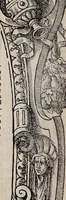 Picture 209 of 262 from Augustissimorum imperatorum, serenissimorum regum, atque archiducum, illustrissimorum principum, necnon comitum, baronum, nobilium, aliorumq[ue] clarissimorum virorum, qui aut ipsi cum imperio bellorum duces fuerunt, aut in iisdem præfecturis insignioribus laudabiliter functi sunt, verissimæ imagines, & rerum ab ipsis domi, forisq[ue] gestarum succinctæ descriptiones. Quorum arma, aut integra, aut horum partes, quibus induti, vsique aduersus hostem heroica facinora patrarunt, aut quorum auspiciis tàm prospera quàm aduersa fortuna res magnæ gestæ sunt, à serenissimo principe Ferdinando, archiduce Austriæ, duce Burgundiæ, comte Habspurgi & Tyrolis &c. ex omnibus ferè orbis terrarum prouinciis partim conquista, partim ab illorum hæredibus & successoribus transmissa, in celebri Ambrosianæ arcis armamentario, à sua serenitate non procul ciutate Oenipontana extructo, conspiciuntur (1601), leaf 215