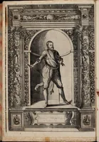 Picture 258 of 262 from Augustissimorum imperatorum, serenissimorum regum, atque archiducum, illustrissimorum principum, necnon comitum, baronum, nobilium, aliorumq[ue] clarissimorum virorum, qui aut ipsi cum imperio bellorum duces fuerunt, aut in iisdem præfecturis insignioribus laudabiliter functi sunt, verissimæ imagines, & rerum ab ipsis domi, forisq[ue] gestarum succinctæ descriptiones. Quorum arma, aut integra, aut horum partes, quibus induti, vsique aduersus hostem heroica facinora patrarunt, aut quorum auspiciis tàm prospera quàm aduersa fortuna res magnæ gestæ sunt, à serenissimo principe Ferdinando, archiduce Austriæ, duce Burgundiæ, comte Habspurgi & Tyrolis &c. ex omnibus ferè orbis terrarum prouinciis partim conquista, partim ab illorum hæredibus & successoribus transmissa, in celebri Ambrosianæ arcis armamentario, à sua serenitate non procul ciutate Oenipontana extructo, conspiciuntur (1601), leaf 261