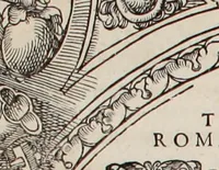An illustration from Augustissimorum imperatorum, serenissimorum regum, atque archiducum, illustrissimorum principum, necnon comitum, baronum, nobilium, aliorumq[ue] clarissimorum virorum, qui aut ipsi cum imperio bellorum duces fuerunt, aut in iisdem præfecturis insignioribus laudabiliter functi sunt, verissimæ imagines, & rerum ab ipsis domi, forisq[ue] gestarum succinctæ descriptiones. Quorum arma, aut integra, aut horum partes, quibus induti, vsique aduersus hostem heroica facinora patrarunt, aut quorum auspiciis tàm prospera quàm aduersa fortuna res magnæ gestæ sunt, à serenissimo principe Ferdinando, archiduce Austriæ, duce Burgundiæ, comte Habspurgi & Tyrolis &c. ex omnibus ferè orbis terrarum prouinciis partim conquista, partim ab illorum hæredibus & successoribus transmissa, in celebri Ambrosianæ arcis armamentario, à sua serenitate non procul ciutate Oenipontana extructo, conspiciuntur (1601)