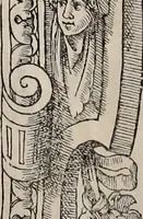 An illustration from Augustissimorum imperatorum, serenissimorum regum, atque archiducum, illustrissimorum principum, necnon comitum, baronum, nobilium, aliorumq[ue] clarissimorum virorum, qui aut ipsi cum imperio bellorum duces fuerunt, aut in iisdem præfecturis insignioribus laudabiliter functi sunt, verissimæ imagines, & rerum ab ipsis domi, forisq[ue] gestarum succinctæ descriptiones. Quorum arma, aut integra, aut horum partes, quibus induti, vsique aduersus hostem heroica facinora patrarunt, aut quorum auspiciis tàm prospera quàm aduersa fortuna res magnæ gestæ sunt, à serenissimo principe Ferdinando, archiduce Austriæ, duce Burgundiæ, comte Habspurgi & Tyrolis &c. ex omnibus ferè orbis terrarum prouinciis partim conquista, partim ab illorum hæredibus & successoribus transmissa, in celebri Ambrosianæ arcis armamentario, à sua serenitate non procul ciutate Oenipontana extructo, conspiciuntur (1601)