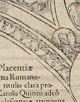 Picture 62 of 262 from Augustissimorum imperatorum, serenissimorum regum, atque archiducum, illustrissimorum principum, necnon comitum, baronum, nobilium, aliorumq[ue] clarissimorum virorum, qui aut ipsi cum imperio bellorum duces fuerunt, aut in iisdem præfecturis insignioribus laudabiliter functi sunt, verissimæ imagines, & rerum ab ipsis domi, forisq[ue] gestarum succinctæ descriptiones. Quorum arma, aut integra, aut horum partes, quibus induti, vsique aduersus hostem heroica facinora patrarunt, aut quorum auspiciis tàm prospera quàm aduersa fortuna res magnæ gestæ sunt, à serenissimo principe Ferdinando, archiduce Austriæ, duce Burgundiæ, comte Habspurgi & Tyrolis &c. ex omnibus ferè orbis terrarum prouinciis partim conquista, partim ab illorum hæredibus & successoribus transmissa, in celebri Ambrosianæ arcis armamentario, à sua serenitate non procul ciutate Oenipontana extructo, conspiciuntur (1601), leaf 57