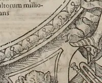 Picture 71 of 262 from Augustissimorum imperatorum, serenissimorum regum, atque archiducum, illustrissimorum principum, necnon comitum, baronum, nobilium, aliorumq[ue] clarissimorum virorum, qui aut ipsi cum imperio bellorum duces fuerunt, aut in iisdem præfecturis insignioribus laudabiliter functi sunt, verissimæ imagines, & rerum ab ipsis domi, forisq[ue] gestarum succinctæ descriptiones. Quorum arma, aut integra, aut horum partes, quibus induti, vsique aduersus hostem heroica facinora patrarunt, aut quorum auspiciis tàm prospera quàm aduersa fortuna res magnæ gestæ sunt, à serenissimo principe Ferdinando, archiduce Austriæ, duce Burgundiæ, comte Habspurgi & Tyrolis &c. ex omnibus ferè orbis terrarum prouinciis partim conquista, partim ab illorum hæredibus & successoribus transmissa, in celebri Ambrosianæ arcis armamentario, à sua serenitate non procul ciutate Oenipontana extructo, conspiciuntur (1601), leaf 65