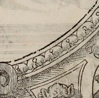 An illustration from Augustissimorum imperatorum, serenissimorum regum, atque archiducum, illustrissimorum principum, necnon comitum, baronum, nobilium, aliorumq[ue] clarissimorum virorum, qui aut ipsi cum imperio bellorum duces fuerunt, aut in iisdem præfecturis insignioribus laudabiliter functi sunt, verissimæ imagines, & rerum ab ipsis domi, forisq[ue] gestarum succinctæ descriptiones. Quorum arma, aut integra, aut horum partes, quibus induti, vsique aduersus hostem heroica facinora patrarunt, aut quorum auspiciis tàm prospera quàm aduersa fortuna res magnæ gestæ sunt, à serenissimo principe Ferdinando, archiduce Austriæ, duce Burgundiæ, comte Habspurgi & Tyrolis &c. ex omnibus ferè orbis terrarum prouinciis partim conquista, partim ab illorum hæredibus & successoribus transmissa, in celebri Ambrosianæ arcis armamentario, à sua serenitate non procul ciutate Oenipontana extructo, conspiciuntur (1601)