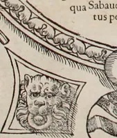 Picture 90 of 262 from Augustissimorum imperatorum, serenissimorum regum, atque archiducum, illustrissimorum principum, necnon comitum, baronum, nobilium, aliorumq[ue] clarissimorum virorum, qui aut ipsi cum imperio bellorum duces fuerunt, aut in iisdem præfecturis insignioribus laudabiliter functi sunt, verissimæ imagines, & rerum ab ipsis domi, forisq[ue] gestarum succinctæ descriptiones. Quorum arma, aut integra, aut horum partes, quibus induti, vsique aduersus hostem heroica facinora patrarunt, aut quorum auspiciis tàm prospera quàm aduersa fortuna res magnæ gestæ sunt, à serenissimo principe Ferdinando, archiduce Austriæ, duce Burgundiæ, comte Habspurgi & Tyrolis &c. ex omnibus ferè orbis terrarum prouinciis partim conquista, partim ab illorum hæredibus & successoribus transmissa, in celebri Ambrosianæ arcis armamentario, à sua serenitate non procul ciutate Oenipontana extructo, conspiciuntur (1601), leaf 77