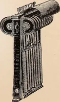 An illustration from Ausführliches Handbuch der Weberei. Ein Lehr- und Hilfsbuch für Fabrikanten, Weber und Webschüler (1909)