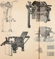 An illustration from Ausführliches Handbuch der Weberei. Ein Lehr- und Hilfsbuch für Fabrikanten, Weber und Webschüler (1909)