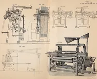 An illustration from Ausführliches Handbuch der Weberei. Ein Lehr- und Hilfsbuch für Fabrikanten, Weber und Webschüler (1909)