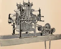 An illustration from Ausführliches Handbuch der Weberei. Ein Lehr- und Hilfsbuch für Fabrikanten, Weber und Webschüler (1909)