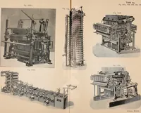 An illustration from Ausführliches Handbuch der Weberei. Ein Lehr- und Hilfsbuch für Fabrikanten, Weber und Webschüler (1909)
