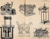 An illustration from Ausführliches Handbuch der Weberei. Ein Lehr- und Hilfsbuch für Fabrikanten, Weber und Webschüler (1909)