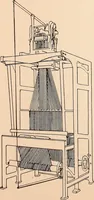 An illustration from Ausführliches Handbuch der Weberei. Ein Lehr- und Hilfsbuch für Fabrikanten, Weber und Webschüler (1909)