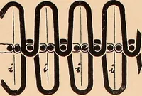 An illustration from Ausführliches Handbuch der Weberei. Ein Lehr- und Hilfsbuch für Fabrikanten, Weber und Webschüler (1909)
