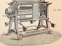 An illustration from Ausführliches Handbuch der Weberei. Ein Lehr- und Hilfsbuch für Fabrikanten, Weber und Webschüler (1909)