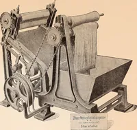 An illustration from Ausführliches Handbuch der Weberei. Ein Lehr- und Hilfsbuch für Fabrikanten, Weber und Webschüler (1909)