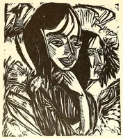 An illustration from Ausgewählte Graphik des deutschen Expressionismus, 1905-1920 : E. Heckel, E.L. Kirchner, K. Schmidt-Rottluff ... aus der graphischen Sammlung des Museums Folkwang Essen (1900)