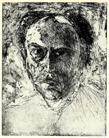An illustration from Ausgewählte Graphik des deutschen Expressionismus, 1905-1920 : E. Heckel, E.L. Kirchner, K. Schmidt-Rottluff ... aus der graphischen Sammlung des Museums Folkwang Essen (1900)