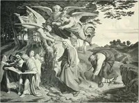 An illustration from Ausstellung deutscher Kunst aus der Zeit von 1775-1875 in der Königlichen Nationalgalerie, Berlin 1906. Herausgegeben vom Vorstand der Deutschen Jahrhundertausstellung. Mit einleitendem Text von Hugo von Tschudi (1906)