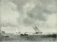 An illustration from Ausstellung deutscher Kunst aus der Zeit von 1775-1875 in der Königlichen Nationalgalerie, Berlin 1906. Herausgegeben vom Vorstand der Deutschen Jahrhundertausstellung. Mit einleitendem Text von Hugo von Tschudi (1906)