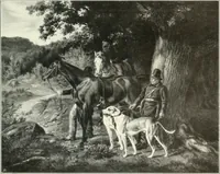 An illustration from Ausstellung deutscher Kunst aus der Zeit von 1775-1875 in der Königlichen Nationalgalerie, Berlin 1906. Herausgegeben vom Vorstand der Deutschen Jahrhundertausstellung. Mit einleitendem Text von Hugo von Tschudi (1906)
