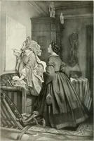 An illustration from Ausstellung deutscher Kunst aus der Zeit von 1775-1875 in der Königlichen Nationalgalerie, Berlin 1906. Herausgegeben vom Vorstand der Deutschen Jahrhundertausstellung. Mit einleitendem Text von Hugo von Tschudi (1906)