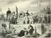 An illustration from Ausstellung deutscher Kunst aus der Zeit von 1775-1875 in der Königlichen Nationalgalerie, Berlin 1906. Herausgegeben vom Vorstand der Deutschen Jahrhundertausstellung. Mit einleitendem Text von Hugo von Tschudi (1906)