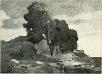 An illustration from Ausstellung deutscher Kunst aus der Zeit von 1775-1875 in der Königlichen Nationalgalerie, Berlin 1906. Herausgegeben vom Vorstand der Deutschen Jahrhundertausstellung. Mit einleitendem Text von Hugo von Tschudi (1906)