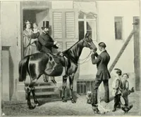 An illustration from Ausstellung deutscher Kunst aus der Zeit von 1775-1875 in der Königlichen Nationalgalerie, Berlin 1906. Herausgegeben vom Vorstand der Deutschen Jahrhundertausstellung. Mit einleitendem Text von Hugo von Tschudi (1906)