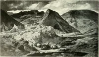 An illustration from Ausstellung deutscher Kunst aus der Zeit von 1775-1875 in der Königlichen Nationalgalerie, Berlin 1906. Herausgegeben vom Vorstand der Deutschen Jahrhundertausstellung. Mit einleitendem Text von Hugo von Tschudi (1906)