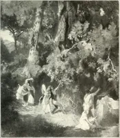 An illustration from Ausstellung deutscher Kunst aus der Zeit von 1775-1875 in der Königlichen Nationalgalerie, Berlin 1906. Herausgegeben vom Vorstand der Deutschen Jahrhundertausstellung. Mit einleitendem Text von Hugo von Tschudi (1906)