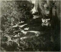 An illustration from Ausstellung deutscher Kunst aus der Zeit von 1775-1875 in der Königlichen Nationalgalerie, Berlin 1906. Herausgegeben vom Vorstand der Deutschen Jahrhundertausstellung. Mit einleitendem Text von Hugo von Tschudi (1906)