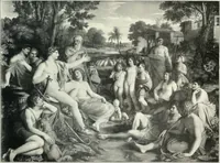 An illustration from Ausstellung deutscher Kunst aus der Zeit von 1775-1875 in der Königlichen Nationalgalerie, Berlin 1906. Herausgegeben vom Vorstand der Deutschen Jahrhundertausstellung. Mit einleitendem Text von Hugo von Tschudi (1906)
