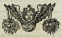 An illustration from Austriaci Caesares Mariae Annae, magni caes[ar]is Ferd[inan]di III filiae, maximi regum Phil[i]pi IV sponsae, potentiss[im]ae Hispanae mon[ar]chiae regin[a]e, in dotale auspicium infantis monarchae totiusq[ue] sereniss[im]ae posteritatis exhibiti (1649)