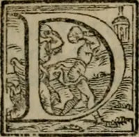 An illustration from Avertimenti et essamini intorno a quelle cose che richiede a vn bombardiero : cosi circa all'artegliaria, come anco a fuochi arteficiati (1567)