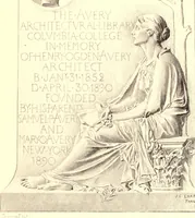 An illustration from Catalogue of the Avery architectural library. A memorial library of architecture, archæology, and decorative art (1895)