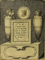 An illustration from Avgvstarvm imagines aereis formis expressae : vitae quoque carundem breuiter enarratae, signorum etiam, quae in posteriori parte numismatũ efficta sũt, ratio explicata (1558)