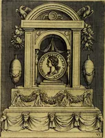 An illustration from Avgvstarvm imagines aereis formis expressae : vitae quoque carundem breuiter enarratae, signorum etiam, quae in posteriori parte numismatũ efficta sũt, ratio explicata (1558)