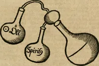 An illustration from Avrevm vellvs, oder, Guldin Schatz und Kunst-Kammer : darinnen der aller fürnemisten, fürtreffenlichsten, ausserlesenesten, herrlichisten und bewehrtesten Auctorum Schrifften und Bücher, aufs dem gar uralten Schatz der uberblibnen, verborgnen, hinderhaltenen Reliquien und Monumenten der Aegyptiorum, Arabum, Chaldaeorum & Assyriorum Königen und Weysen (1708)