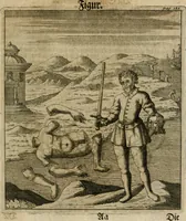 Picture 38 of 73 from Avrevm vellvs, oder, Guldin Schatz und Kunst-Kammer : darinnen der aller fürnemisten, fürtreffenlichsten, ausserlesenesten, herrlichisten und bewehrtesten Auctorum Schrifften und Bücher, aufs dem gar uralten Schatz der uberblibnen, verborgnen, hinderhaltenen Reliquien und Monumenten der Aegyptiorum, Arabum, Chaldaeorum & Assyriorum Königen und Weysen (1708), leaf 204