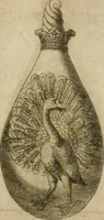 An illustration from Avrevm vellvs, oder, Guldin Schatz und Kunst-Kammer : darinnen der aller fürnemisten, fürtreffenlichsten, ausserlesenesten, herrlichisten und bewehrtesten Auctorum Schrifften und Bücher, aufs dem gar uralten Schatz der uberblibnen, verborgnen, hinderhaltenen Reliquien und Monumenten der Aegyptiorum, Arabum, Chaldaeorum & Assyriorum Königen und Weysen (1708)