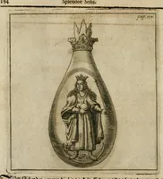 Picture 46 of 73 from Avrevm vellvs, oder, Guldin Schatz und Kunst-Kammer : darinnen der aller fürnemisten, fürtreffenlichsten, ausserlesenesten, herrlichisten und bewehrtesten Auctorum Schrifften und Bücher, aufs dem gar uralten Schatz der uberblibnen, verborgnen, hinderhaltenen Reliquien und Monumenten der Aegyptiorum, Arabum, Chaldaeorum & Assyriorum Königen und Weysen (1708), leaf 213