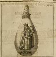 An illustration from Avrevm vellvs, oder, Guldin Schatz und Kunst-Kammer : darinnen der aller fürnemisten, fürtreffenlichsten, ausserlesenesten, herrlichisten und bewehrtesten Auctorum Schrifften und Bücher, aufs dem gar uralten Schatz der uberblibnen, verborgnen, hinderhaltenen Reliquien und Monumenten der Aegyptiorum, Arabum, Chaldaeorum & Assyriorum Königen und Weysen (1708)