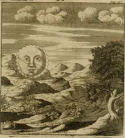 An illustration from Avrevm vellvs, oder, Guldin Schatz und Kunst-Kammer : darinnen der aller fürnemisten, fürtreffenlichsten, ausserlesenesten, herrlichisten und bewehrtesten Auctorum Schrifften und Bücher, aufs dem gar uralten Schatz der uberblibnen, verborgnen, hinderhaltenen Reliquien und Monumenten der Aegyptiorum, Arabum, Chaldaeorum & Assyriorum Königen und Weysen (1708)