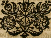 An illustration from Avrevm vellvs, oder, Guldin Schatz und Kunst-Kammer : darinnen der aller fürnemisten, fürtreffenlichsten, ausserlesenesten, herrlichisten und bewehrtesten Auctorum Schrifften und Bücher, aufs dem gar uralten Schatz der uberblibnen, verborgnen, hinderhaltenen Reliquien und Monumenten der Aegyptiorum, Arabum, Chaldaeorum & Assyriorum Königen und Weysen (1708)